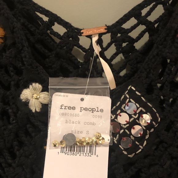 Free People Crochet Top sz S NWT - Picture 2 of 4